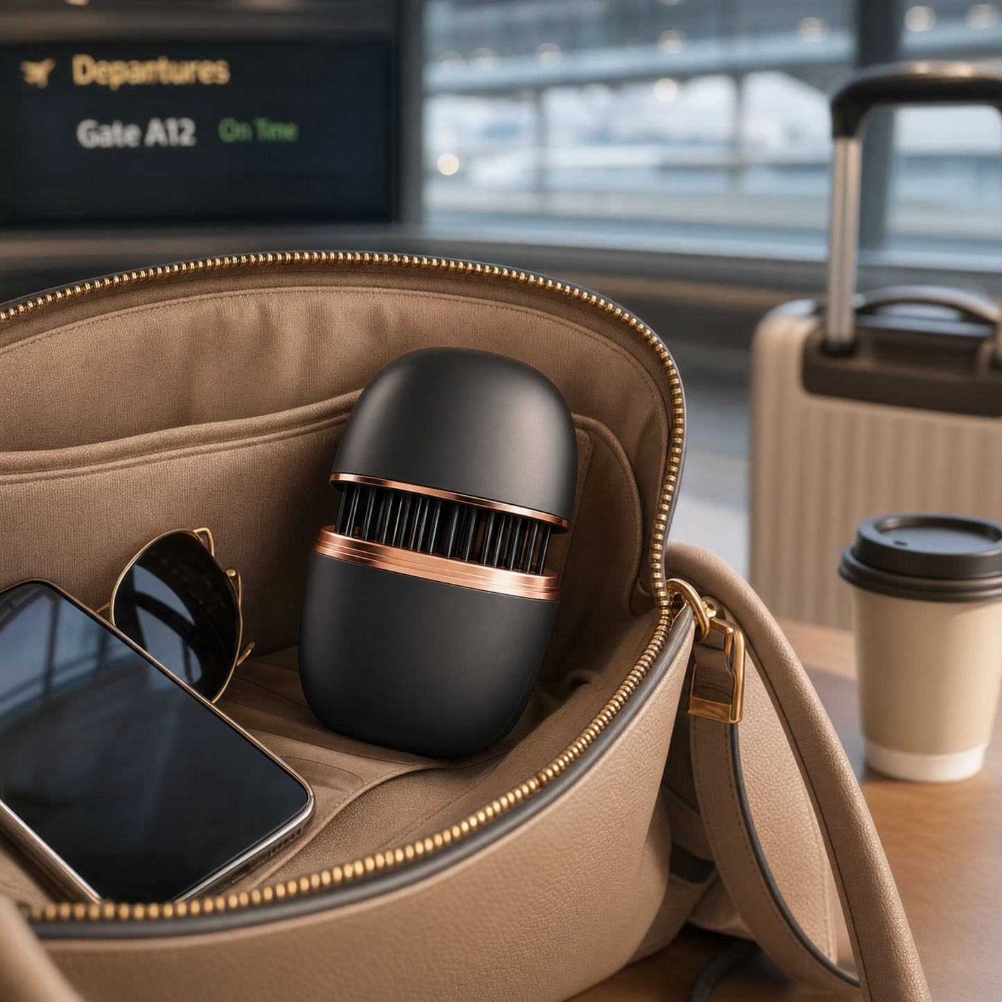 PureSleek – Glatte Strähnen statt fliegende Haare – selbst wenn du unterwegs bist