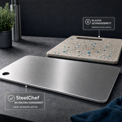 SteelChef – Schneide deine Lebensmittel, nicht dein Plastikbrett