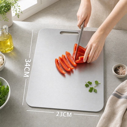 SteelChef – Schneide deine Lebensmittel, nicht dein Plastikbrett